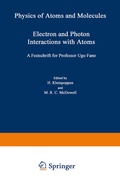 Cover: Electron and Photon Interactions with Atoms - Springer