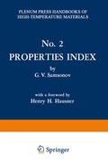Cover: Properties Index - Springer