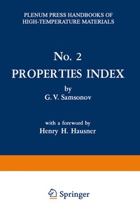 Enlarge image Cover: Properties Index - Springer