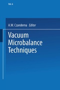 Cover: Vacuum Microbalance Techniques - Springer