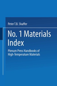 Abbildung von: Plenum Press Handbooks of High-Temperature Materials - Springer