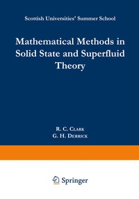 Abbildung von: Mathematical Methods in Solid State and Superfluid Theory - Springer