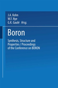 Bild: Boron Synthesis, Structure, and Properties - Springer
