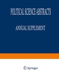 Cover: Political Science Abstracts - Springer