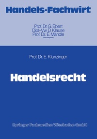 Enlarge image Cover: Handelsrecht - Springer Gabler