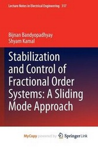 Enlarge image Cover: Stabilization and Control of Fractional Order Systems - Springer