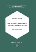 Cover: Die Theorie der Gruppen von Endlicher Ordnung - Springer