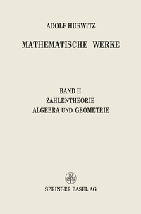 Abbildung von: Mathematische Werke - Springer