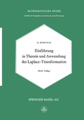 Cover: Einf&uuml;hrung in Theorie und Anwendung der Laplace-Transformation - Birkh&auml;user