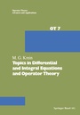 Cover: Topics in Differential and Integral Equations and Operator Theory - Birkhäuser