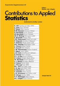 Enlarge image Cover: Contribution to Applied Statistics - Birkhäuser