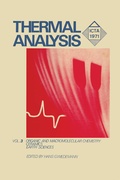 Cover: Thermal Analysis - Birkh&auml;user