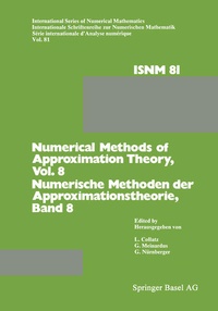 Enlarge image Cover: Numerical Methods of Approximation Theory/Numerische Methoden der Approximationstheorie - Birkhäuser