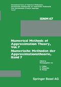 Cover: Numerical Methods of Approximation Theory, Vol. 7 / Numerische Methoden der Approximationstheorie, Band 7 - Birkh&auml;user