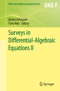 Cover: Surveys in Differential-Algebraic Equations II - Springer