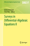 Cover: Surveys in Differential-Algebraic Equations II - Springer