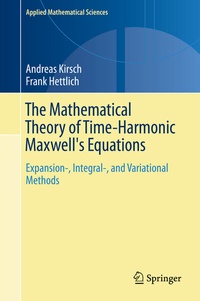 Abbildung von: The Mathematical Theory of Time-Harmonic Maxwell's Equations - Springer