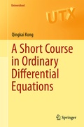 Cover: A Short Course in Ordinary Differential Equations - Springer
