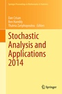 Cover: Stochastic Analysis and Applications 2014 - Springer