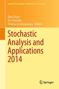 Enlarge image Cover: Stochastic Analysis and Applications 2014 - Springer