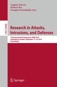 Enlarge image Cover: Research in Attacks, Intrusions and Defenses - Springer