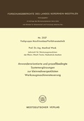 Cover: Anwenderorientierte und proze&szlig;bedingte Systemerg&auml;nzungen zur kleinrechnergest&uuml;tzten Werkzeugmaschinensteuerung - VS Verlag f&uuml;r Sozialwissenschaften
