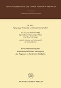 Cover: Eine Untersuchung der kreditwirtschaftlichen Versorgung der Regionen in Nordrhein-Westfalen - VS Verlag f&uuml;r Sozialwissenschaften