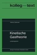 Cover: Kinetische Gastheorie - Vieweg+Teubner Verlag