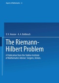 Cover: The Riemann-Hilbert Problem - Vieweg+Teubner Verlag