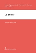 Cover: Les preuves - St&auml;mpfli Verlag AG