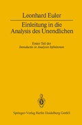 Cover: Einleitung in die Analysis des Unendlichen - Springer