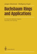 Cover: Buchsbaum Rings and Applications - Springer