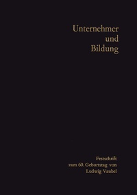 Enlarge image Cover: Unternehmer und Bildung - VS Verlag für Sozialwissenschaften