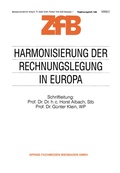 Cover: Harmonisierung der Rechnungslegung in Europa - Springer Gabler