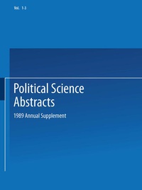 Enlarge image Cover: Political Science Abstracts - Springer
