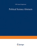 Cover: Political Science Abstracts - Springer