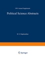 Cover: Political Science Abstracts - Springer