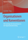 Cover: Organisationen und Konventionen - Springer VS