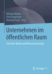 Abbildung von: Unternehmen im öffentlichen Raum - Springer VS