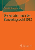 Cover: Die Parteien nach der Bundestagswahl 2013 - Springer VS