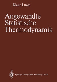 Enlarge image Cover: Angewandte Statistische Thermodynamik - Springer