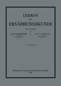 Abbildung von: Lexikon der Ernährungskunde - Springer