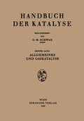 Cover: Allgemeines und Gaskatalyse - Springer