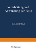 Cover: Verarbeitung und Anwendung der Fette - Springer