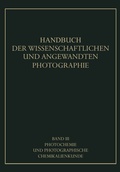 Cover: Photochemie und Photographische Chemikalienkunde - Springer