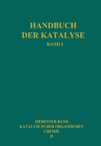 Abbildung von: Katalyse in der Organischen Chemie - Springer