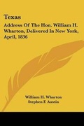 Cover: Texas - Kessinger Publishing