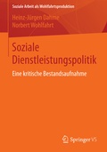 Cover: Soziale Dienstleistungspolitik - Springer VS