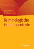 Cover: Kriminologische Grundlagentexte - Springer VS