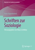 Cover: Schriften zur Soziologie - Springer VS